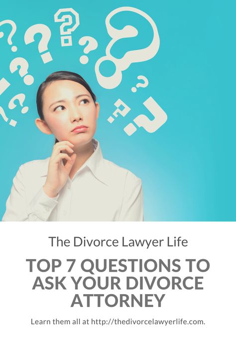 Getting divorced is confusing and scary. You may have a lot of questions about what is going to happen to you, your money, and your children. Have you hired any attorney? Or have you scheduled an initial meeting with one but not sure what to ask first? Don't waste your legal fees! Learn the 7 questions that I think every client should ask at the beginning of their case. #divorce #divorcehelp #divorceadvice #divorcelawyerlife #divorcelawyer #lawyer #divorce #childcustody #childsupport Questions To Ask Divorce Lawyer, Questions To Ask Divorce Attorney, Lawyer Life, Divorce Tips, Divorce Counseling, Lawyer Jokes, Divorce Related Advice, Premarital Counseling, Marital Counseling