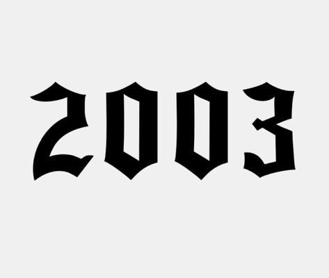 Birthyear Tattoo On Arm, 2003 Tattoo Ideas, Anime Tattoos For Men, 2003 Tattoo, A Tattoo Design, Tattoo Posters, Getting A Tattoo, Tattoo Font, Small Tattoos For Guys