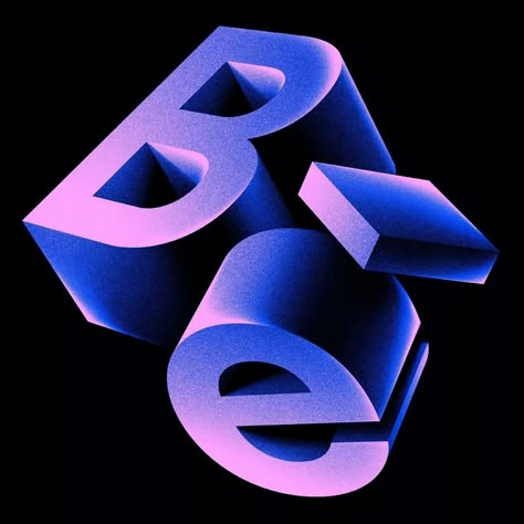 3d Typography Design, Design Club, 3d Type, 타이포그래피 포스터 디자인, 3d Typography, 3d Shapes, Gradient Design, 3d Letters, 3d Logo