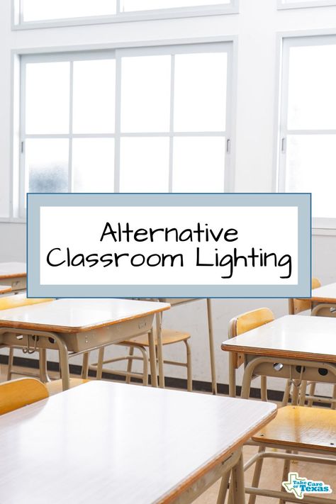 Make the classroom warm and welcoming for your students by brightening things up! Even if your classroom doesn't have windows, there are easy ways to create a comfortable, bright environment without consuming a lot of energy. Classroom Lamps Ideas, Classroom Lighting Ideas Elementary, Lights For Classroom, Classroom Lighting Ideas, Windowless Classroom, Modern Classroom Design, Classroom Lights, Classroom Lighting, Alternative Classroom