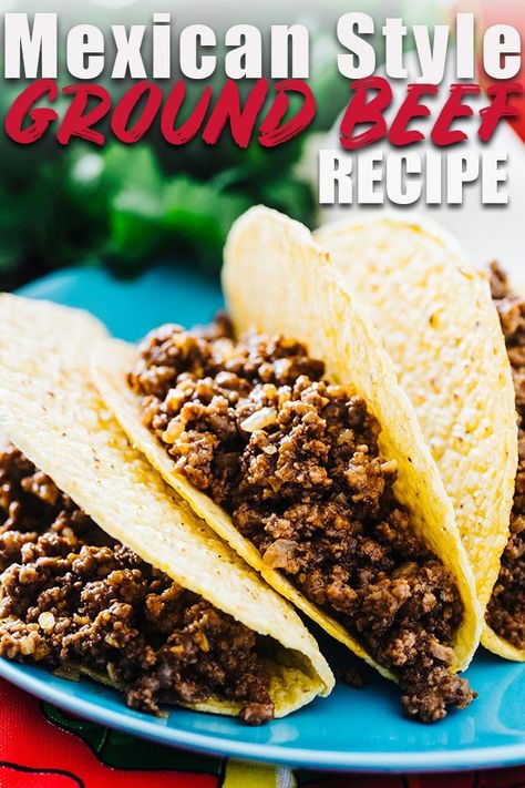 Authentic Chicken Tacos, Recipe For Stuffing, Chicken Tacos Recipe Easy, Taco Recipes Ground Beef, Ground Recipes, Beef Tacos Recipes, Authentic Mexican Recipes, Ground Beef Recipe, Taco Meat Recipes