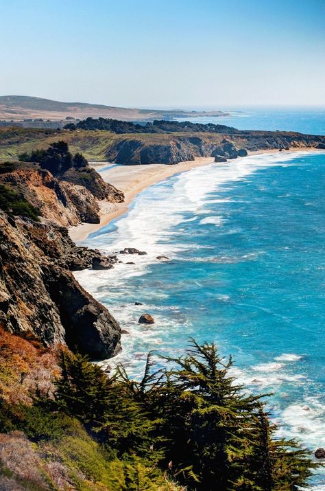 "Title: \"PACIFIC COAST\" A lovely day in Big Sur along the Pacific Coast driving down Hwy 1 in California. Photo Paper prints are professionally printed on archival lustre photo paper with a ¼ white border for easy framing.  Canvases are printed directly onto the canvas and stretched over a 1.5\" wooden frame. Canvases can be hung directly, unframed, onto a wall as a painting would hang in a gallery.  Metal Prints are heat-infused directly onto a coated aluminum sheet creating a scratch, water, Big Sur Coastline, Photograph Wall, Los Angeles Travel, California Landscape, California Travel Road Trips, California Coast, Zion National Park, Pacific Coast, California Travel