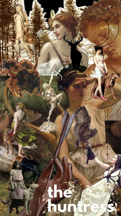 Female Archetypes - The Huntress #artemis #diana #huntress Diana Huntress, Huntress Archetype, Female Archetypes, The Huntress, Create Collage, Creative Play, Art