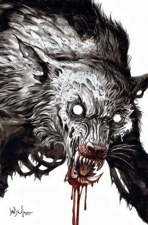 Zombie Werewolf, Hello Zombie, Werewolf Tattoo, Werewolf Art, Vampires And Werewolves, Howl At The Moon, World Of Darkness, Classic Monsters, Creatures Of The Night