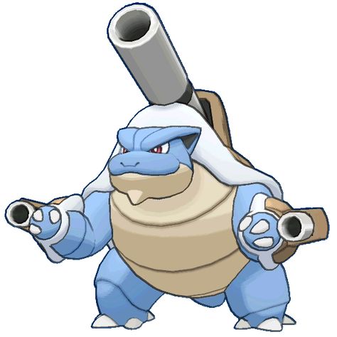 Mega Blastoise Art, Blastoise Art, Pokemon Blastoise, Pokemon Sprites, Pixel Art Pokemon, Mega Pokemon, Pokemon Gif, Mega Evolution, Horror Villains