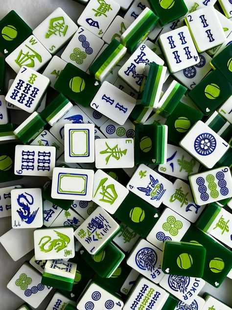 American Mahjong Tiles – For the Love of Mahj Diy Mahjong Tiles, North South East West, Two Moms, Acrylic Containers, Mahjong Tiles, Mahjong Set, Mah Jong, Mah Jongg, Acrylic Set