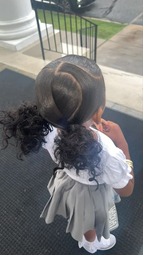 Quick Ponytail Hairstyles, Hairstyles For Black Hair, Lil Girl Hairstyles, Sleek Ponytail Hairstyles, Quick Natural Hair Styles, Cute Curly Hairstyles, Quick Braided Hairstyles, Cute Box Braids Hairstyles, Hair Kids