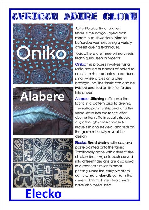 Indigo Adire Cloth Nigerian Patterns, Adire Patterns, Adire Cloth, Yoruba Fashion, Adire Fabric, African Textiles Patterns, African Batik Fabric, African Art Projects, African History Truths