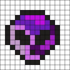 Perler Small Designs, Small Perler Patterns, Alien Perler Bead Patterns, Rave Candies, Perler Bead Patterns Invader Zim, Space Perler Beads, Space Perler Bead Patterns, Alien Perler Pattern, Alien Perler Beads