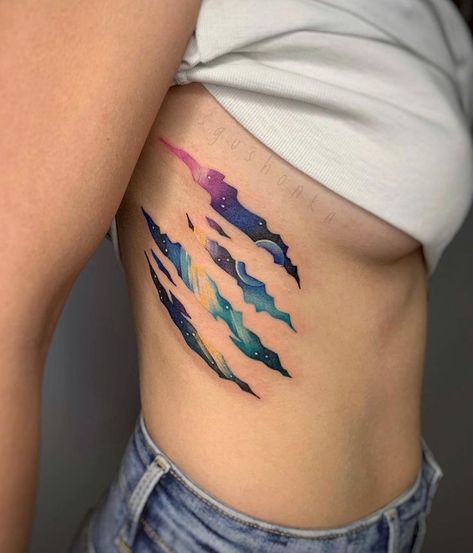 Underboob Tattoo Designs, Tattoo Artist Tattoo, Tattoo Design Tattoo, Galaxy Tattoo, Muster Tattoos, Artist Tattoo, Inspiration Tattoo, Tattoo Cover Up, Tatuaje A Color