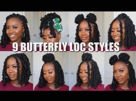 Ways To Style Butterfly Locs, Style Butterfly Locs, Butterfly Locs Bob, Locs Bob, Faux Locs Styles, Butterfly Hairstyle, Butterfly Haircut, Butterfly Locs, Big Box Braids Hairstyles