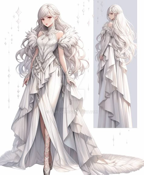 Royal Dress Design, Female Outfit Design, Noble Clothes, Elf Wizard, Croquis Drawing, Goddess Aesthetic, Body Base Drawing, Dnd Character Ideas, Fairytale Fantasies