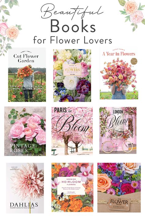 Books On Flowers, The Book Of Flowers, Language Of Flowers Book, Books About Flowers, Kids Books About Flowers, Summer Blooming Flowers, Floral Desing, Flower Fairies Books, Farm Books