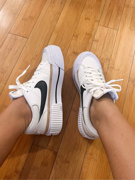 Nike Court Legacy Lift curated on LTK Nike Women's Court Legacy Lift Platform Shoes Outfits, Court Legacy Sneaker Outfit, Nike Legacy Court, Platform Shoes Outfits, Nike Court Legacy Outfit, Nike Court Legacy Lift, Court Legacy Lift, College Clothes, Nike Court Legacy