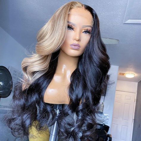 hair strand thickness Natural Waves Hair, Hair Colorful, Wave Lace Front Wig, Colored Wigs, Front Lace Wigs Human Hair, Hair Strand, Blonde Color, Black Girls Hairstyles, Brazilian Hair