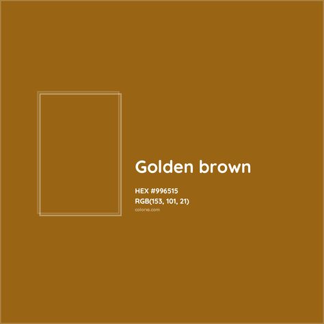 HEX #996515 Golden brown Color - Color Code Golden Brown Color, Analogous Color Scheme, Rgb Color Codes, True Autumn, Rgb Color Wheel, Monochromatic Color Palette, Opposite Colors, Brown Color Palette, Favorite Paint Colors