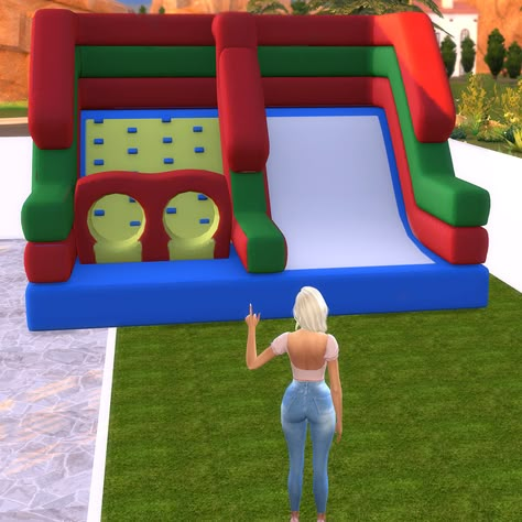 Bouncy house [conversion] Sims 4 Bounce House Cc, Sims 4 Toys Patreon, Sims 4 Trampoline Cc, Sims 4 Cc Functional Toys Patreon, Sims 4 Functional Playground, Sims 4 Trampoline, Ts4 Toys Cc, Ts4 Functional Objects, Sims 4 Cc Kids Toys Functional