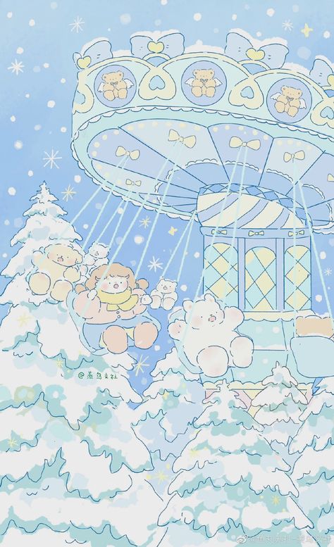 Lockscreen Christmas, Phone Wallpaper Lockscreen, Wallpaper Winter, Bunny Wallpaper, Cute Desktop Wallpaper, Cute Pastel Wallpaper, Soft Wallpaper, Sanrio Wallpaper, Cute Wallpaper