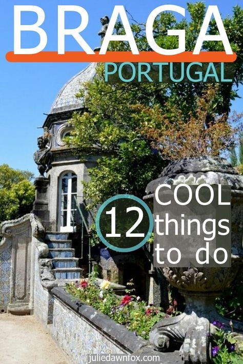 Braga, the capital of the Minho region, is definitely worth incorporating into your Northern Portugal Itinerary. It's a real gem of a city, packed with history, architectural treasures and so much more...read on to discover 12 cool ways to make the most of your time there! #Europe #NorthernPortugal #Braga #architecture #history #thingstodoinBraga Day Trips From Porto, Euro Travel, Portugal Itinerary, Portugal Trip, Northern Portugal, Travel Portugal, Portugal Vacation, Portugal Travel Guide, Braga Portugal