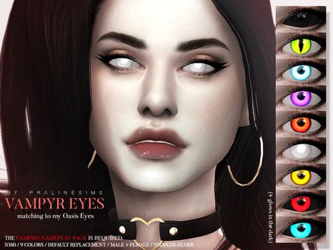 Sims 4 Witch Cc, Sims 4 Vampire, Vampire Eyes, Sims 4 Cc Eyes, The Sims 4 Skin, Monster Eyes, Witch Tattoo, Sims 4 Characters, The Sims 4 Download