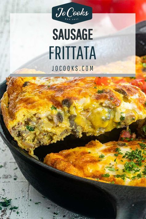 Breakfast Sausage And Eggs Recipes, Fritata Recipe Breakfast Easy Sausage, Sausage And Pepper Frittata, Sausage Potato Frittata, Veggie Frittata Recipes Breakfast, Sausage Egg Frittata, Frittata Recipes Breakfast Sausage, Keto Frittata Recipes, Sausage Frittata Recipes