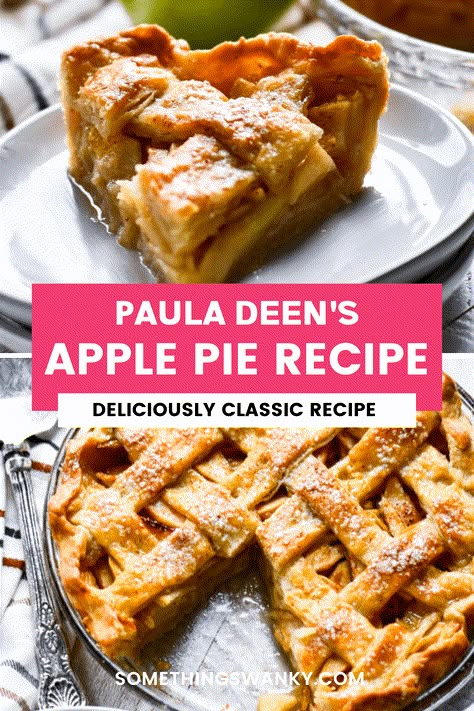 This apple pie recipe by Paula Deen is sweet and simple, perfect for those times when you want a dessert that's good enough to serve at Grandma's house. The apples are brown sugar apples, but can be replaced with your favorite apple variety or mixed berries for an even more colorful presentation! The ideas are endless! Paula Deen Apple Pie, Christmas Bread Recipes, Pastry Pie Crust, Starbucks Pumpkin Bread, Nature Texture, Best Apple Pie, Paula Deen Recipes, Classic Apple Pie, Sugar Apples