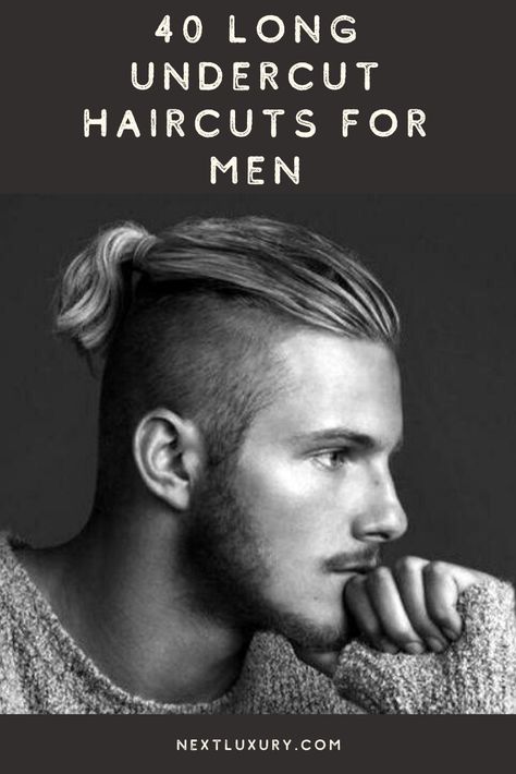 Men's Undercut Hairstyle, Mens Haircut Undercut Longer Hair, Undercut For Men, Mens Long Haircut Undercut, Undercut Hairstyles For Men, Men Viking Hairstyles, Viking Undercut Hair Men, Undercut Long Hair Men, Boys Undercut Hairstyle