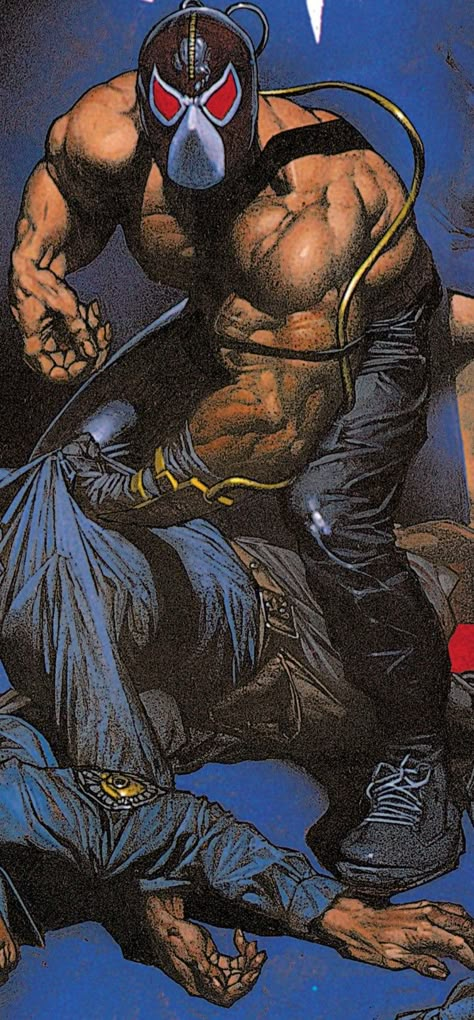 Bane Comic Art, Wildcat Dc Comics, Batman Tattoo For Men, Bane Dc Comics, Bane Comic, Bane Wallpaper, Bane Tattoo, Bane Art, Dc Bane