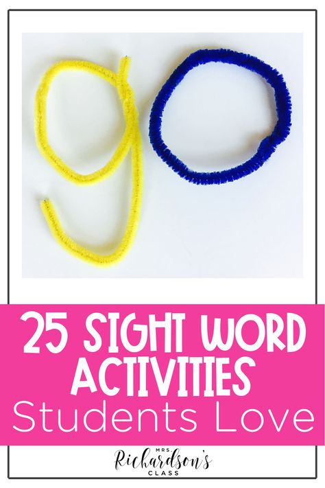 Help your students master their high frequency words so they become sight words! These 25 tips and tricks for high frequency words will help your students learn them quicker and build a solid foundation in reading. Grab the FREE handout with all of the tips and keep it handy in your kindergarten or first grade classroom to get started! First Sight Words Kindergarten, High Frequency Words Activities Kindergarten, Teaching High Frequency Words Activities, Hands On Sight Word Activities For Kindergarten, Sight Word Review Kindergarten, What Are Sight Words, High Frequency Words First Grade, Sight Words Chart Ideas, High Frequency Word Activities