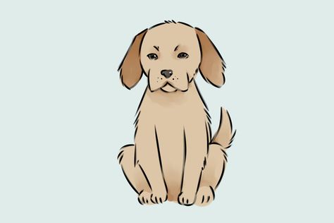 wikiHow to Draw a Puppy -- via wikiHow.com Puppy Outline, Cartoon Of Yourself, Cuteness Overload, Learn To Draw, Mans Best Friend, Cute Cartoon, Cartoon Characters, Cute Puppies, Dog Lovers