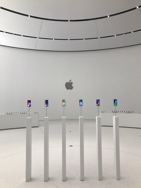 Apple Exhibition, Apple Store Design, Apple Park, Event Display, Exhibition Display, Mobile Shop, Store Design Interior, Apple Store, Exhibition Stand