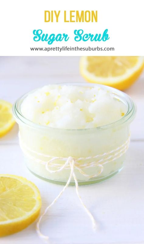 Coconut Sugar Scrub Recipe, Homemade Scrubs, Diy Lush, Coconut Sugar Scrub, Lemon Sugar Scrub, Sugar Scrub Homemade, Homemade Scrub, Frugal Girls, Rough Hands