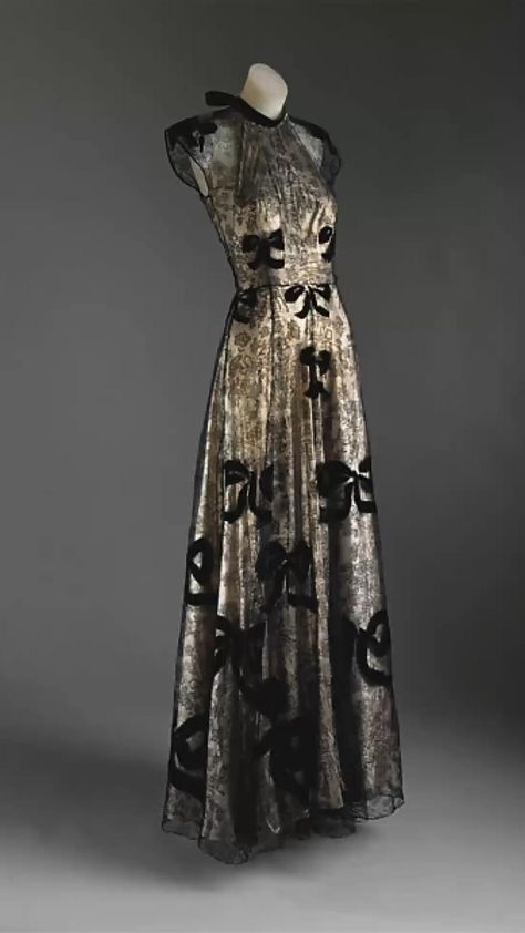 Madeleine Vionnet, 파티 드레스, 30s Fashion, Vintage Gowns, 1930s Fashion, Silk Lace, Vintage Couture, High Society, Moda Vintage