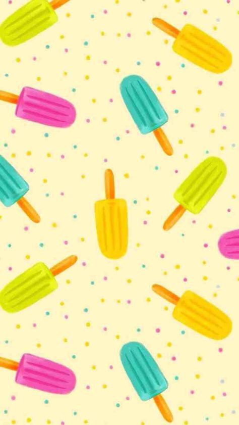 Popsicle Ice Cream Pattern, Wallpaper Tumblr, An Ice Cream, Summer Wallpaper, Pretty Patterns, Cute Backgrounds, Pattern Illustration, I Wallpaper, Popsicles