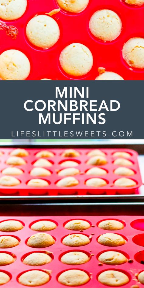 Looking for a delightful treat? Check out our easy-to-follow recipe for Mini Cornbread Muffins! These sweet and savory delights are quick to make, moist, and bursting with the comforting flavors of cornmeal and honey. Perfect for any meal or as a snack, try them warm with honey butter or alongside your favorite dishes. A must-try for brunch spreads and potlucks! Get the recipe now. Mini Cornbread Muffins Jiffy, Savory Cornbread Muffins, Cheesy Cornbread Muffins, Mini Cornbread Muffins Appetizers, Moist Cornbread Muffins, Cornbread Mini Muffins, Corn Meal Muffins, Mini Cornbread Muffins, Mini Cornbread