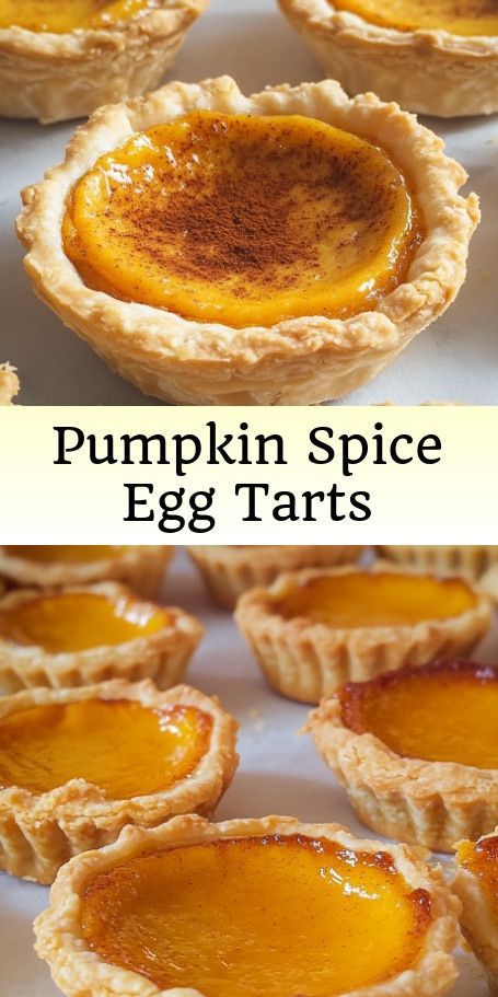 "Pumpkin Spice Hong Kong Egg Tarts - Embrace the Flavors of Fall" Indulge in the cozy and autumnal flavors of these Pumpkin Spice Hong Kong Egg Tarts. With a creamy filling and a touch of pumpkin spice, this recipe is perfect for fall gatherings or a sweet treat on a chilly day. Try it out and enjoy the warm and comforting taste of the season! #HongKongEggTarts #PumpkinSpice #FallBaking #AutumnDesserts #EggTartRecipe #SeasonalTreats #CozyEats #SweetTooth Pumpkin Tarts Recipe Easy, Fall Mini Desserts, Pumpkin Tarts Recipe, Dessert Tarts, Egg Tart Recipe, Pumpkin Tart, Spiced Eggs, Mini Tart Recipes, Easy Tart Recipes