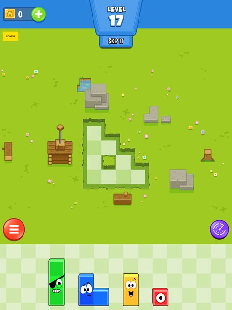 Block Puzzle Game, Grid Game, World Puzzle, Video Game Sprites, Demo Game, Game Gui, 2d Game Art, Game Ui, Game Concept