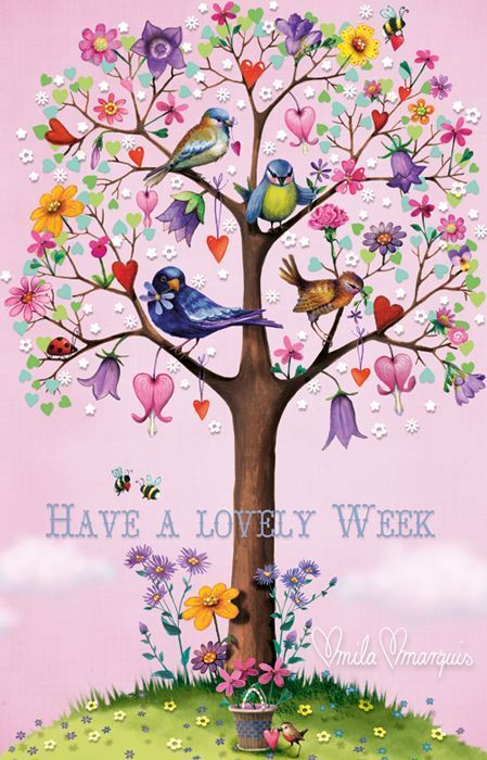 Happy Week, Monday Quotes, 수채화 그림, Friend Quotes, Good Morning Good Night, E Card, Good Morning Greetings, Morning Greeting, Happy Weekend