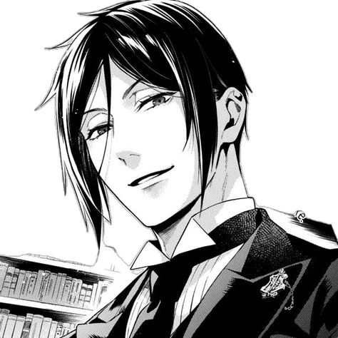 Sebastian Michaelis Icon, Sebastian Ciel, Black Butler Manga, Black Butler Sebastian, Black Butler Characters, Black Butler 3, Sebastian Michaelis, Black Butler Anime, Black Butler Kuroshitsuji