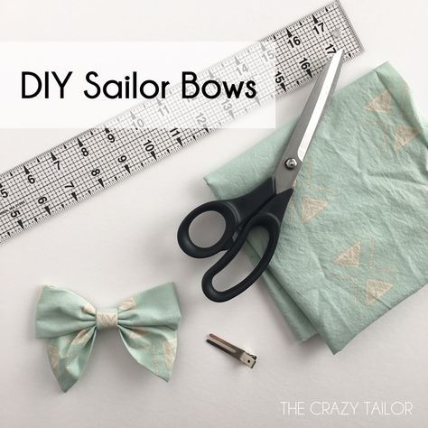 Fabric Bow Tutorial, Diy Baby Bows Headbands, Hair Accessories Diy Headband, Diy Baby Bows, Bow Business, Sweets Ideas, Hair Accessories Diy, Headband Tutorial, Fabric Hair Bows