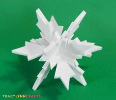 Foam Board Crafts, 24 Days Of Christmas, Diy Christmas Snowflakes, Origami Templates, Aesthetic Paper, Foam Sheet Crafts, 3d Snowflakes, Snowflake Craft, Bible School Crafts