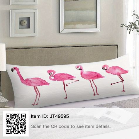 Pillow Shames, Contemporary Weaving, Firm Pillows, Body Pillow Cover, Headboard Decor, Large Pillow, Flamingo Decor, Long Pillow, Body Pillow Covers