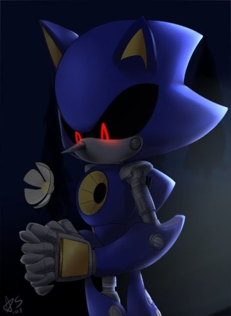 Metal Sonic, Sonic Fanart, Sonic Characters, Sonic Funny, Sonic 3, Blue Hedgehog, Sonic Franchise, Hedgehog Art, Sonic And Shadow