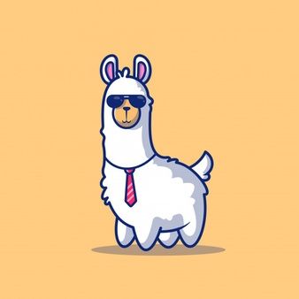 Catalyststuff | Freepik Alpaca Illustration, Alpaca Cartoon, Cartoon Llama, App Aesthetic, Alpaca Stuffed Animal, Llama Christmas, Greeting Poster, Cute Alpaca, Logo Idea