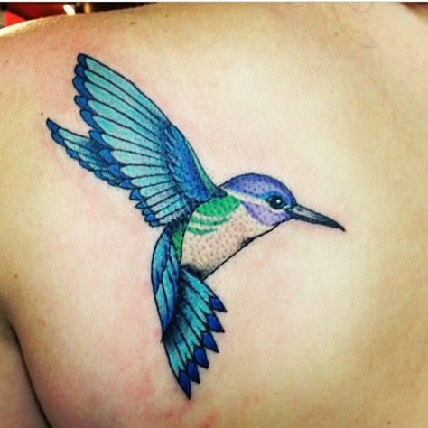 This is a very simple blue and purple hummingbird design. Dragonfly Tattoo ... Blue Flowers Tattoo, Hummingbirds Tattoo, Orchid Flower Tattoos, Purple Hummingbird, Teardrop Tattoo, Hummingbird Tattoos, Small Hummingbird Tattoo, Blue Hummingbird, Hummingbird Design