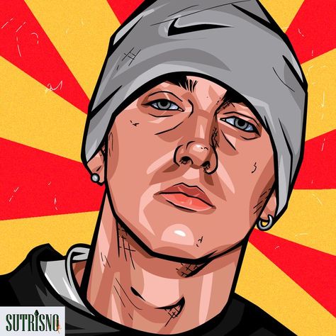 Make your own cartoon, hit the link! Eminem Drawing Cartoon, Eminem Animated, Eminem Illustration, Eminem Cartoon, Eminem Painting, Eminem Art, Hippie Drawing, Music Celebrities, Hip Hop Wallpaper