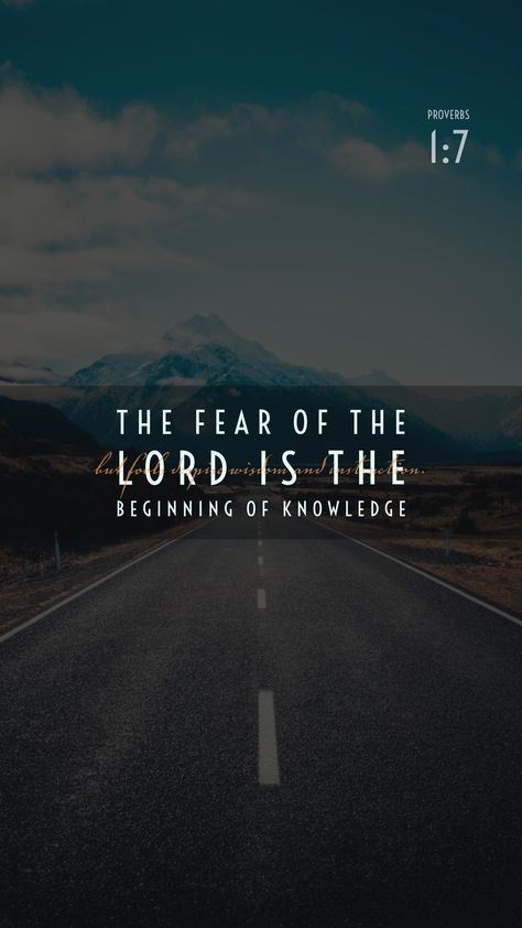 The fear of the Lord is the beginning of knowledge: but fools despise wisdom and instruction. Fear Of God Is The Beginning Of Wisdom, Fear The Lord Quotes, Bible Tamil Verses, The Fear Of The Lord Is The Beginning, Fear Of God Wallpaper, Proverbs 1 7, The Fear Of The Lord, Bible Quotes Background, Bible Wallpaper