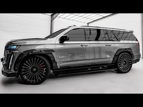 (98) 2024 Cadillac Escalade V Long - Wild 7-Seater SUV by Larte Design - YouTube Escalade V, Larte Design, 7 Seater Suv, Audi Cars, Cadillac Escalade, Cafe Food, Concept Cars, Atom, Cadillac