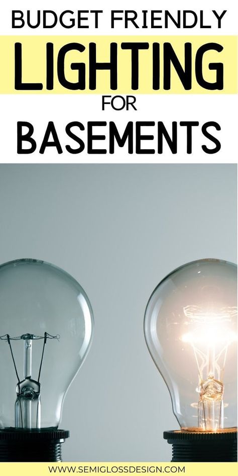 These affordable unfinished basement light fixtures would look great on an exposed ceiling. These flush mount fixtures are perfect for low ceilings. Basement Light Fixtures, Budget Friendly Lighting, Home Theater Basement, Bar Design Home, Exposed Ceiling, Home Gym Basement, Basement Decoration, Celing Light, Basement Lighting