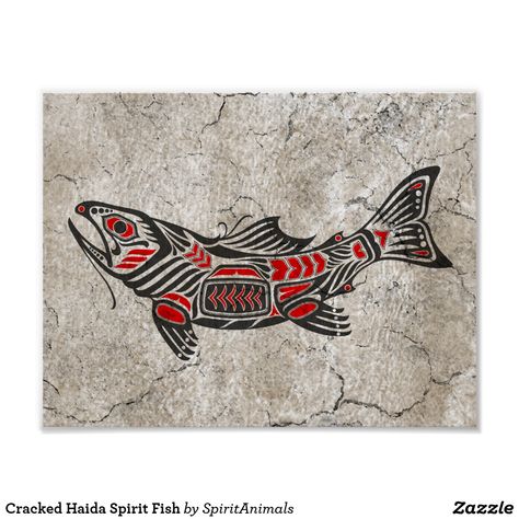 Salmon Tattoo, Fish Mural, Native American Orca Art, Haida Art Pacific Northwest, Native Alaskan Art, Fly Fishing Tattoo, Pacific Northwest Art Native West Coast, Indigenous Salmon Art, Fishing Tattoo